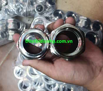 Ốc siết cáp đồnng thau mạ Nickel PG36