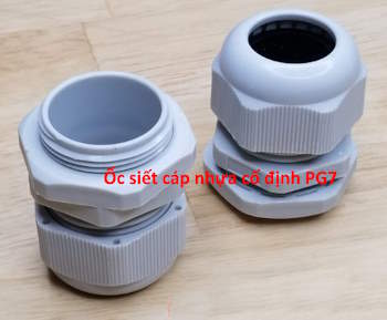 Ốc siết cáp nhựa cố định PG7