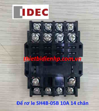 Đế rơ le SH4B-05B 10A 14 chân dẹp lớn IDEC
