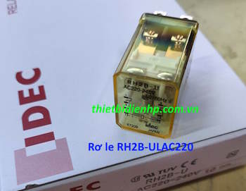 Rơ le trung gian RH2B-ULAC220 220V 10A (8 chân dẹp lớn) IDEC