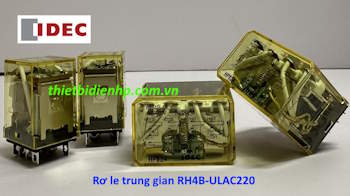 Rơ le trung gian RH4B-ULAC220 220V 10A (14 chân dẹp lớn) IDEC