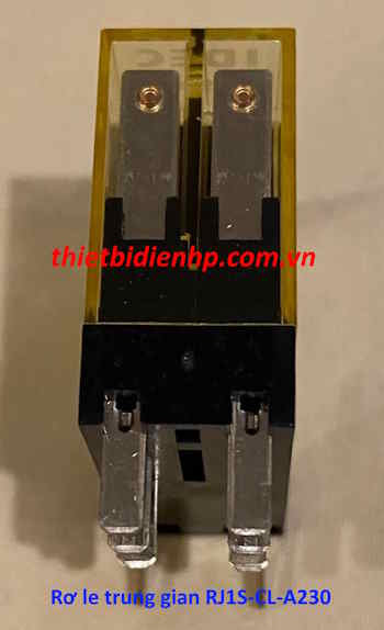 Rơ le trung gian RJ1S-CL-A230 220V 12A (5 chân dẹp) IDEC