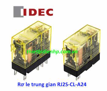 Rơ le trung gian RJ2S-CL-A24 24VAC 8A (8 chân dẹp) IDEC