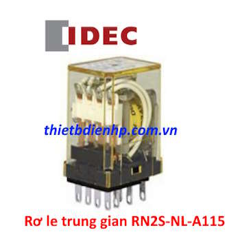 Rơ le trung gian RN2S-NL-A115 110V 5A (8 chân dẹp) IDEC