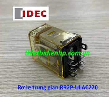 Rơ le trung gian RR2P-ULAC220 220V 10A (8 chân tròn) IDEC