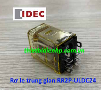 Rơ le trung gian RR2P-ULDC24 24VDC 10A (8 chân tròn) IDEC
