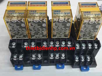 Rơ le trung gian RU4S-D24 24VDC 6A (14 chân dẹp) IDEC