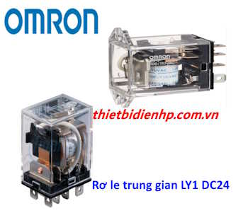 Rơ le trung gian LY1 DC24 Omron
