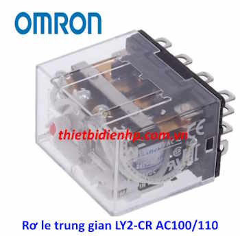Rơ le trung gian LY2-CR AC100/110 Omron