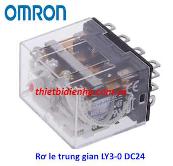 Rơ le trung gian LY3-0 DC24 Omron