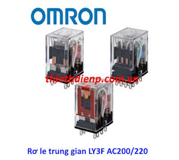 Rơ le trung gian LY3F AC200/220 Omron