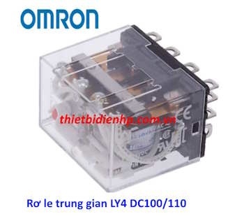 Rơ le trung gian LY4 DC100/110 Omron
