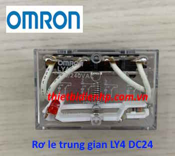 Rơ le trung gian LY4 DC24 Omron
