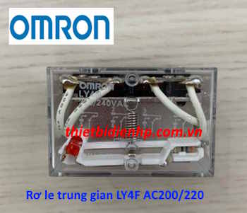 Rơ le trung gian LY4F AC200/220 Omron