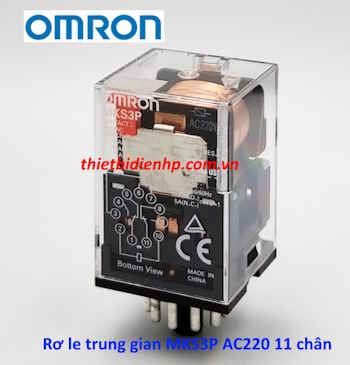 Rơ le trung gian MKS3P AC220 Omron 11 chân