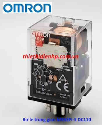 Rơ le trung gian MKS3PI-5 DC110 Omron