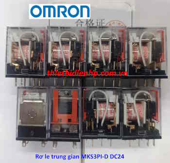 Rơ le trung gian MKS3PI-D DC24 Omron