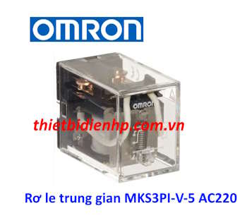 Rơ le trung gian MKS3PI-V-5 AC220 Omron