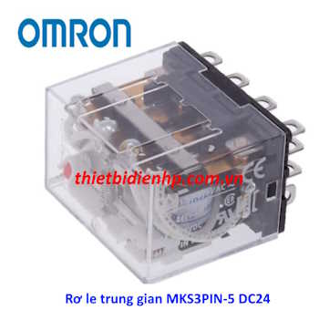 Rơ le trung gian MKS3PIN-5 DC24 Omron