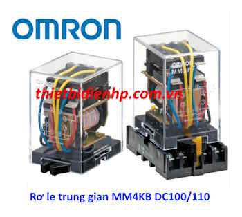 Rơ le trung gian MM4KB DC100/110 Omron