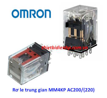 Rơ le trung gian MM4KP AC200/(220) Omron