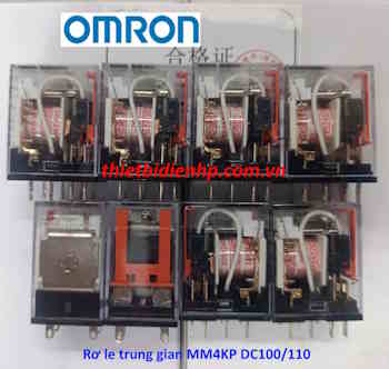 Rơ le trung gian MM4KP DC100/110 Omron