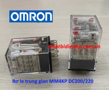 Rơ le trung gian MM4KP DC200/220 Omron