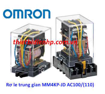 Rơ le trung gian MM4KP-JD AC100/(110) Omron
