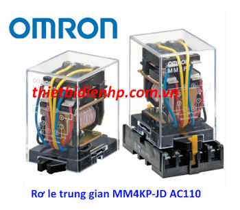 Rơ le trung gian MM4KP-JD AC110 Omron