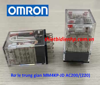Rơ le trung gian MM4KP-JD AC200/(220) Omron