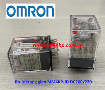 Rơ le trung gian MM4KP-JD DC200/220 Omron