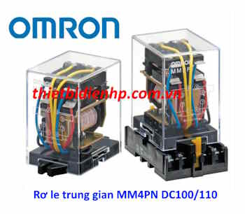 Rơ le trung gian MM4PN DC100/110 Omron