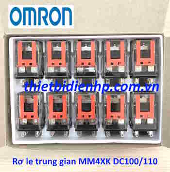 Rơ le trung gian MM4XK DC100/110 Omron