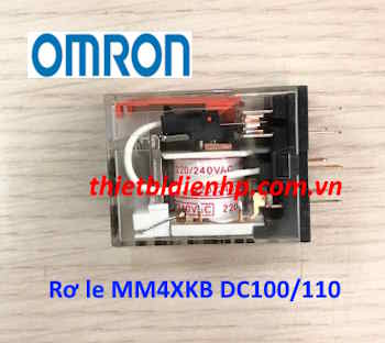 Rơ le trung gian MM4XKB DC100/110 Omron