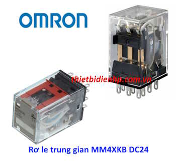 Rơ le trung gian MM4XKB DC24 Omron