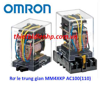 Rơ le trung gian MM4XKP AC100(110) Omron