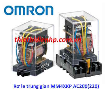 Rơ le trung gian MM4XKP AC200(220) Omron
