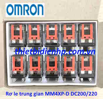 Rơ le trung gian MM4XP-D DC200/220 Omron