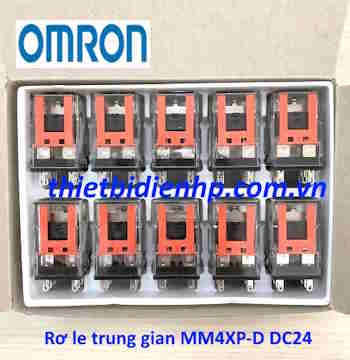 Rơ le trung gian MM4XP-D DC24 Omron