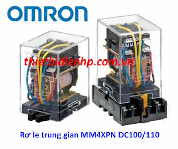 Rơ le trung gian MM4XPN DC100/110 Omron