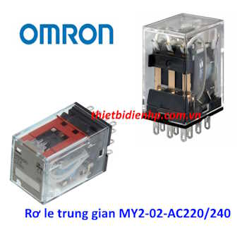 Rơ le trung gian MY2-02-AC220/240 Omron