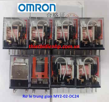 Rơ le trung gian MY2-02-DC24 Omron