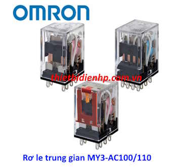 Rơ le trung gian MY3-AC100/110 Omron