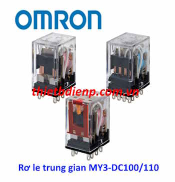 Rơ le trung gian MY3-DC100/110 Omron