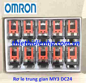 Rơ le trung gian MY3 DC24 Omron