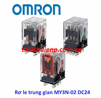 Rơ le trung gian MY3N-02 DC24 Omron