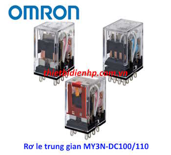 Rơ le trung gian MY3N-DC100/110 Omron