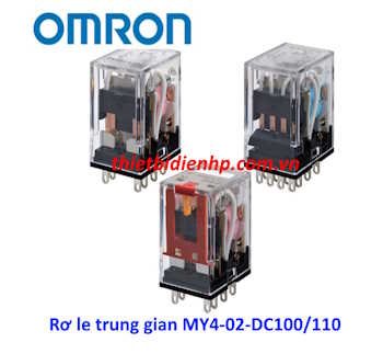 Rơ le trung gian MY4-02-DC100/110 Omron