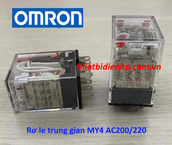 Rơ le trung gian MY4 AC200/220 Omron