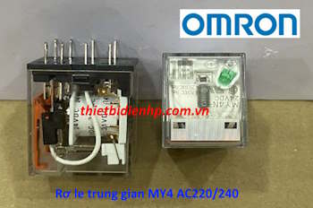 Rơ le trung gian MY4 AC220/240 Omron